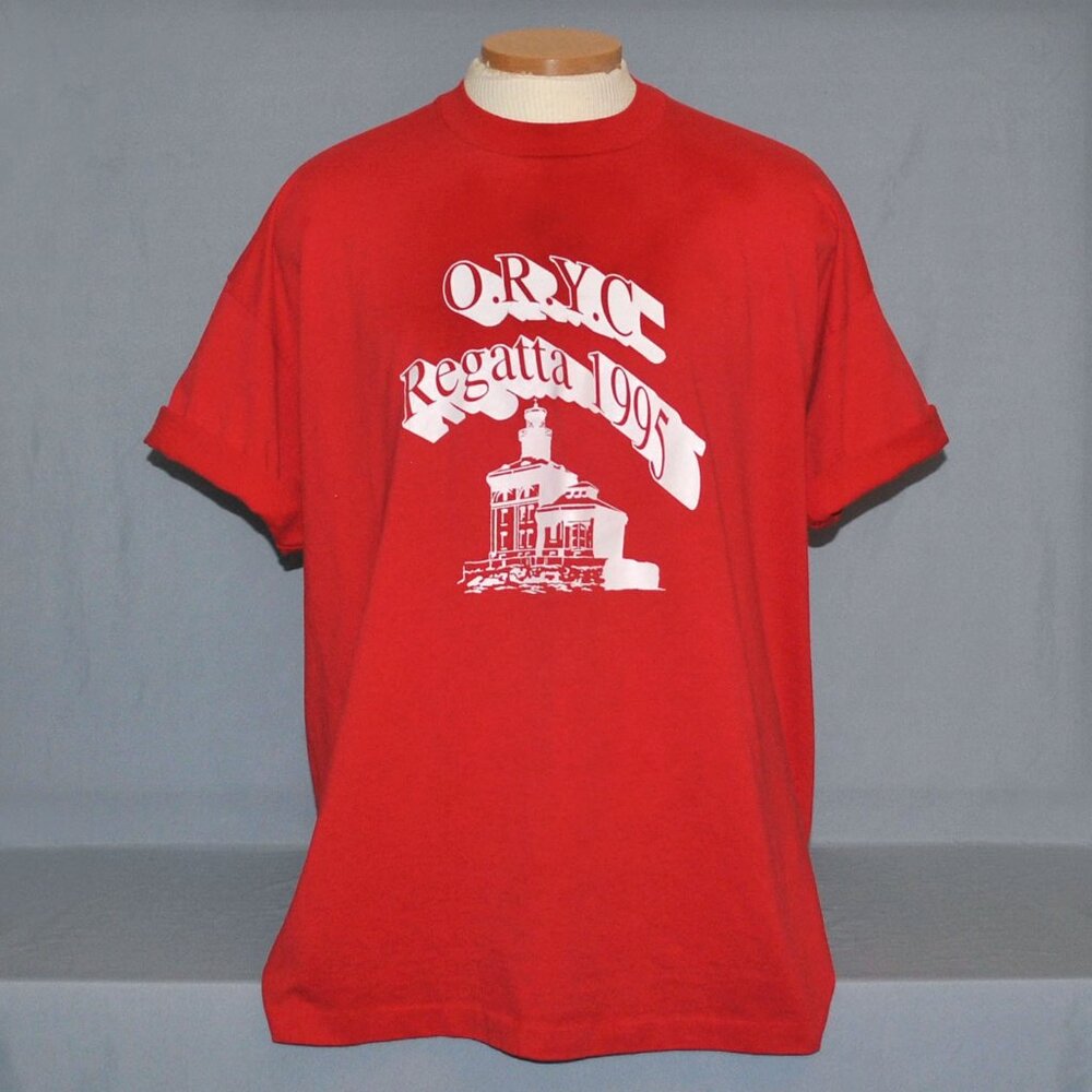Vintage 90s Ottawa River Yacht Club Regatta Shirt Size XXXL Fruit of the Loom
